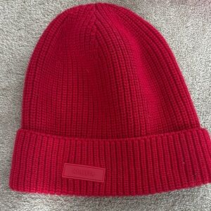 Athleta Vibrant Red Knit Hat